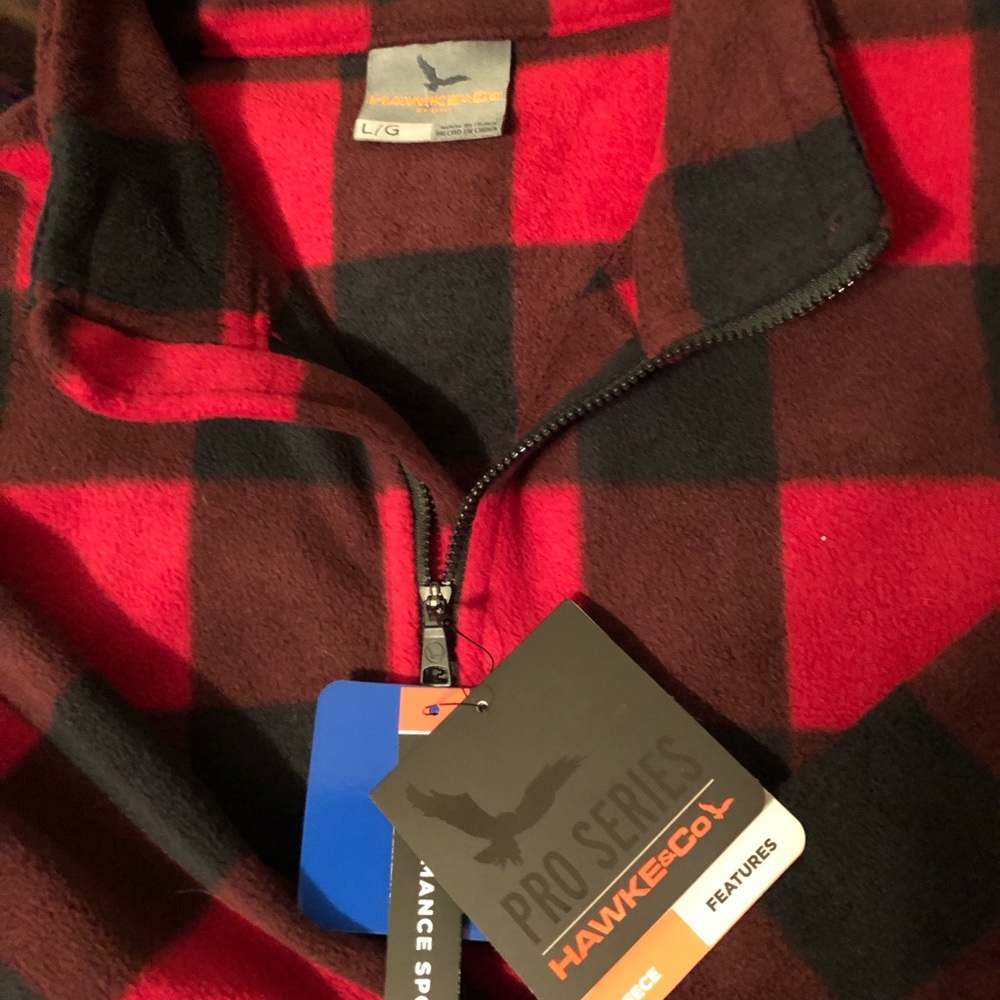 Men’s 1/4 Zip Fleece Pullover NWT